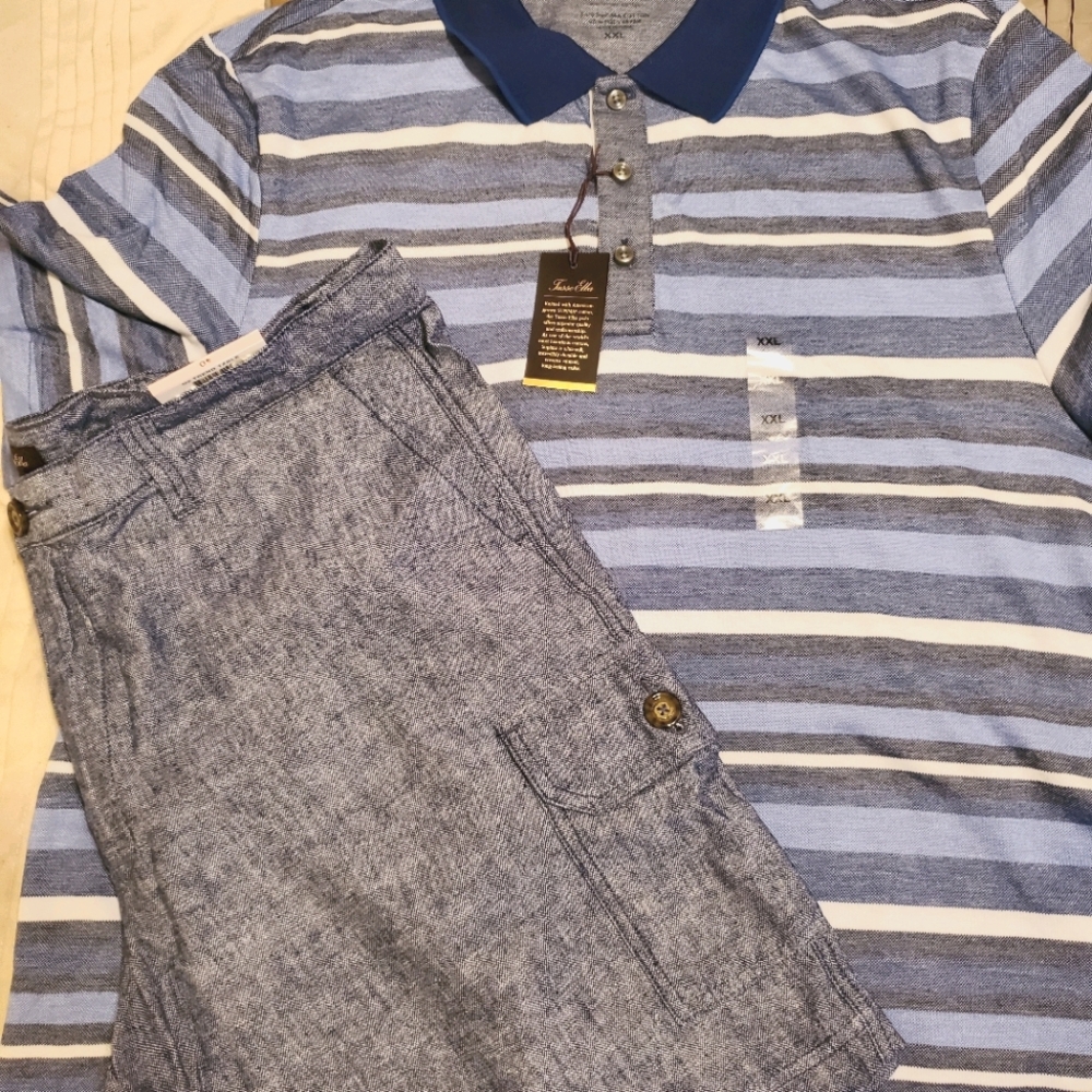 Men's shorts and shirt set